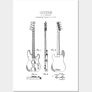 GUITAR patent Posters and Art